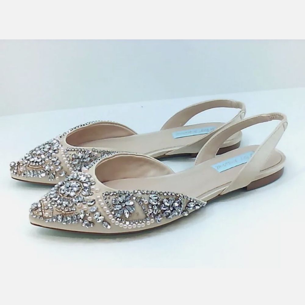 Betsey Johnson Womens Molly Pointed Toe SlingBack